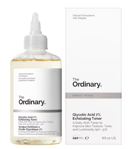 prodotto per esfoliazione viso: THE ORDINARY Glycolic Acid 7% Toning Solution 