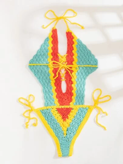Tendenze Moda primavera estate 2021 COSTUME INTERO CROCHET SHEIN