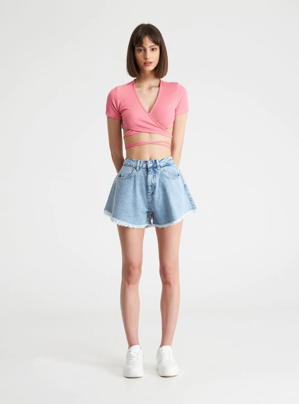 Shorts Jeans a farfalla Terranova