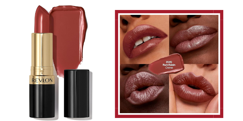Cherry cola lips realizzate con il Revlon – Super Lustrous Lipstick in “Rum Raisin"