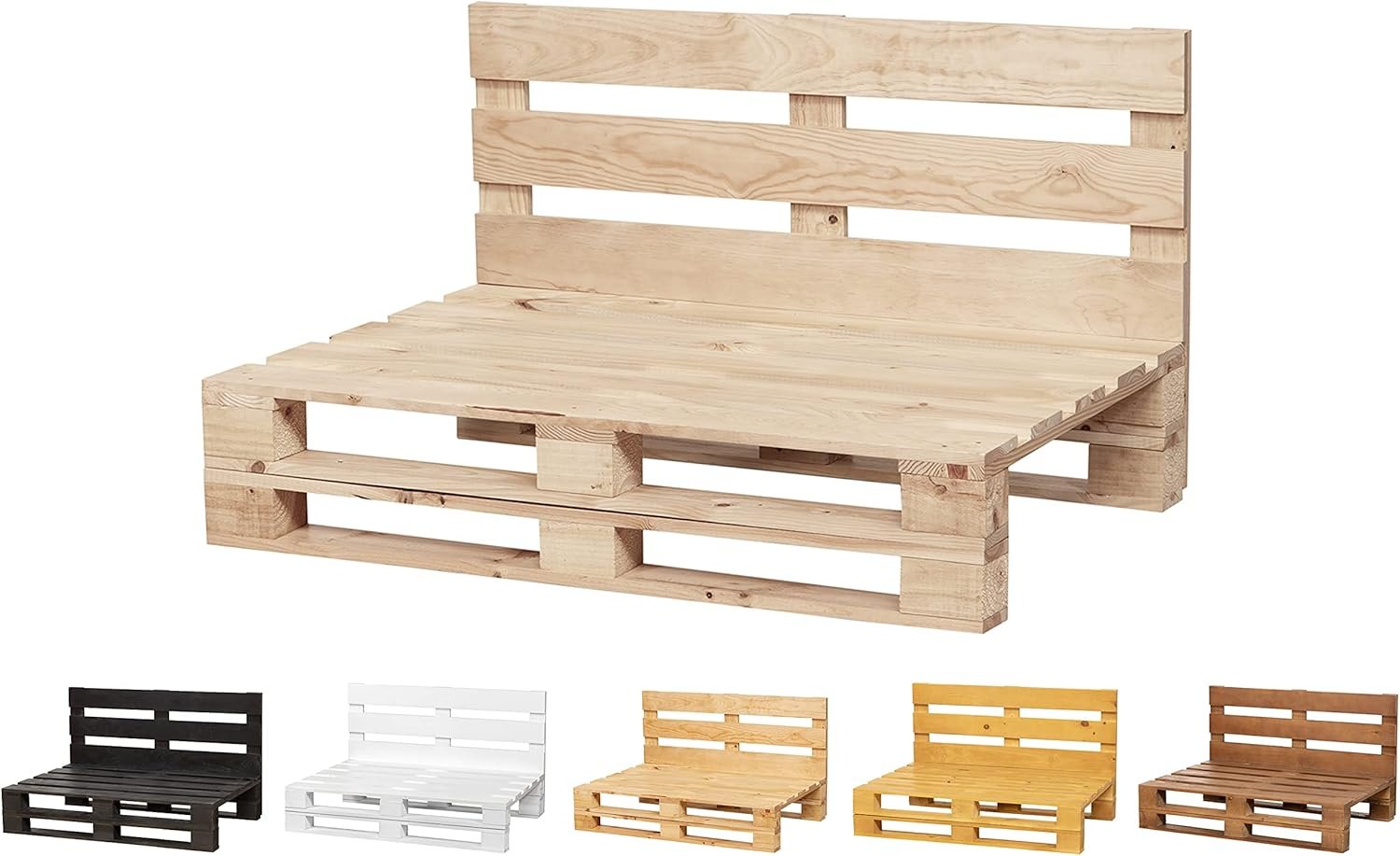 Divanetto pallet per arredare il balcone in primavera