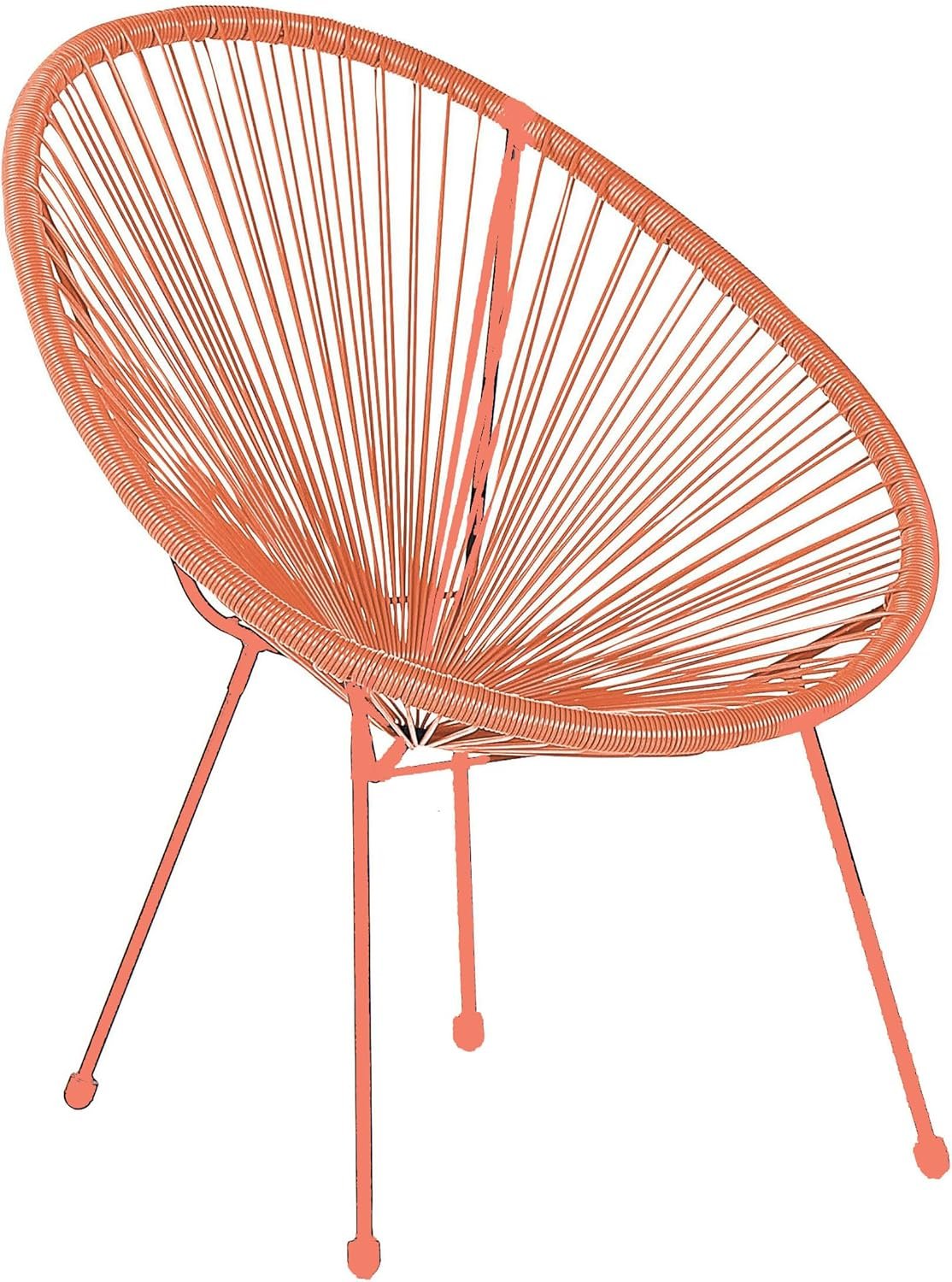 Sedia da esterno in polyrattan per arredare il balcone in primavera