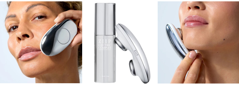 DONNA CHE USA dispositivo skincare ZIIP HALO che combina microrrente e nanocorrente