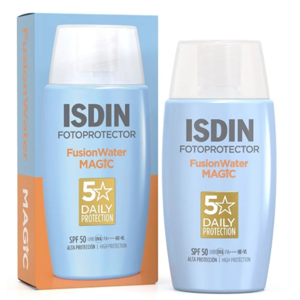 crema viso spf50 isdin fusion water magic