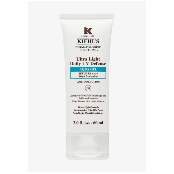 crema viso spf50 kiehl's ultra light daily uv defense aqua gel