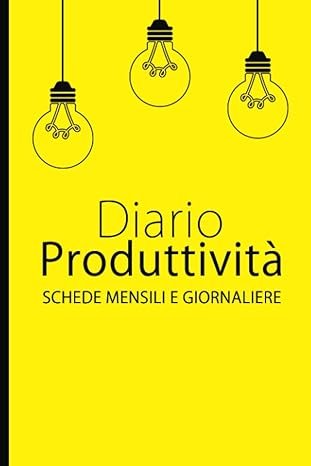 copertina diario della produttività