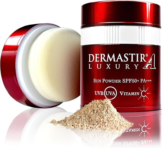 protezione solare da usare sopra il trucco DERMASTIR LUXURY Sun Powder SPF50 PA+++