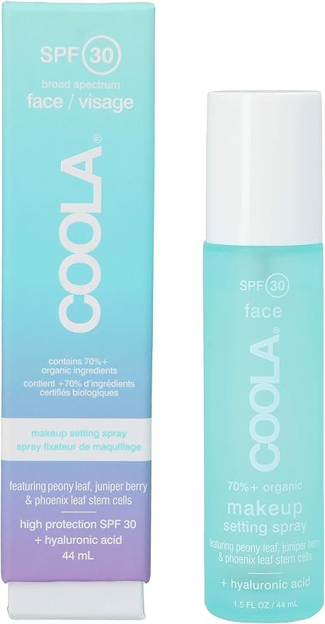 protezione solare da usare sopra il trucco CAUDALIE COOLA Makeup Setting Spray SPF30