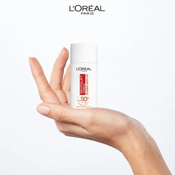 crema viso spf50 loreal revitalift clinical