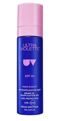 protezione solare da usare sopra il trucco ULTRAVIOLETTE Preen Screen SPF50 
