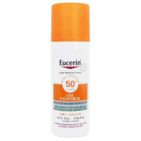 crema viso spf50 eucerin oil control