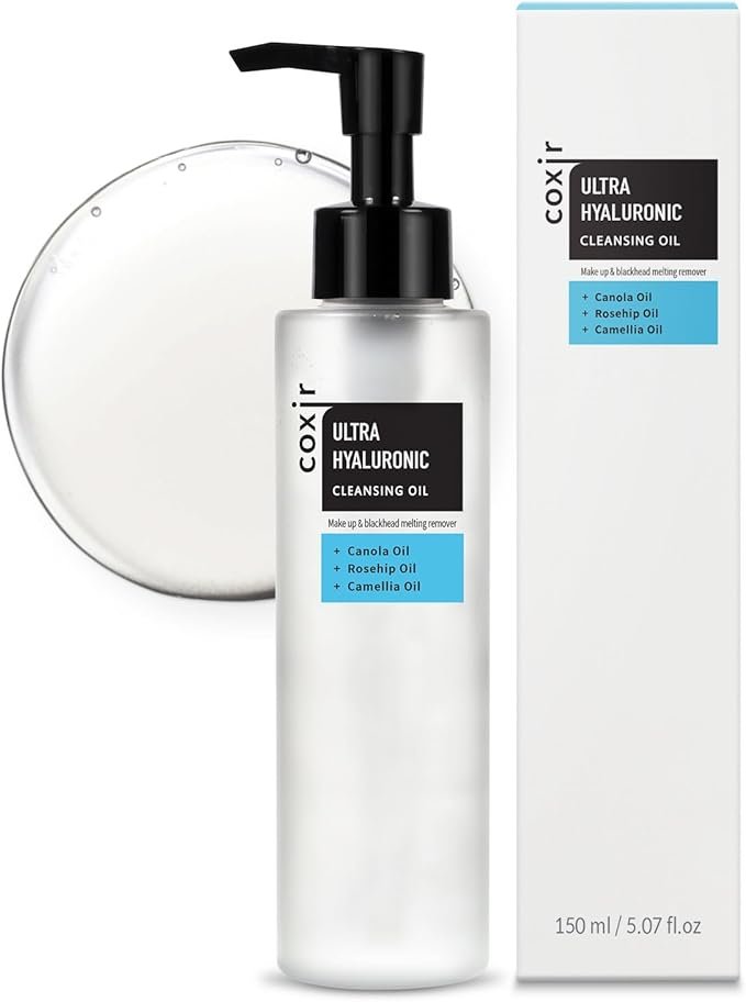 Coxir Ultra Hyaluronic Cleansing Oil Olio struccante per pelli disidratate o secche