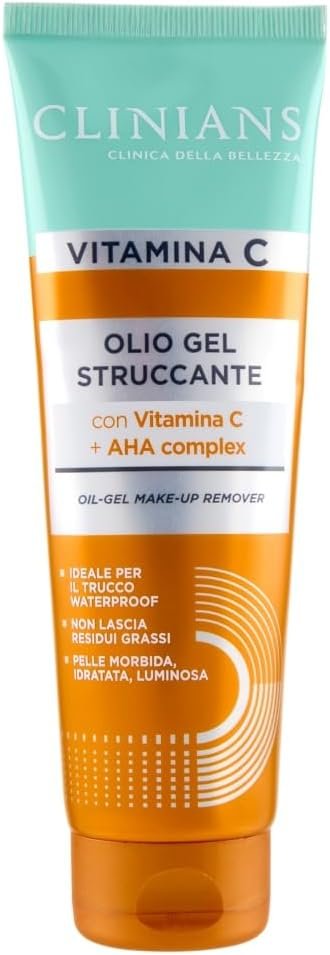 struccante per la doppia detersione Clinians Olio gel struccante alla vitamina c 
