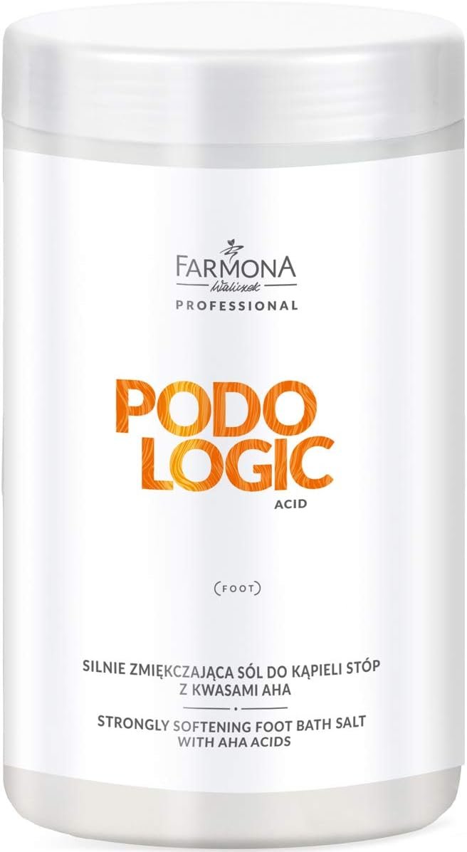 Pediluvio con AHA e BHA - Sale da bagno ammorbidente 1500g per pedicure fai da te a casa