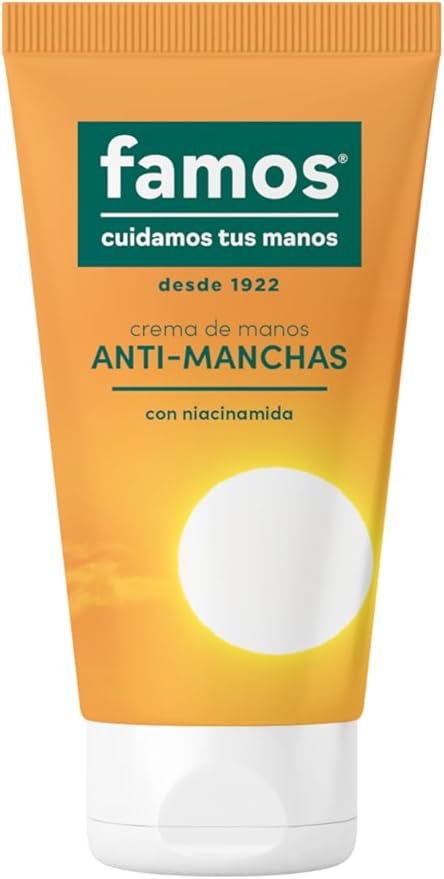 FAMOS Crema specifica per macchie marroni sulle mani con Niacinamide