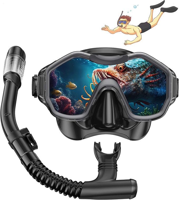 Maschera Snorkeling con boccaglio