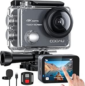 COOAU Action Cam Nativo 4k
