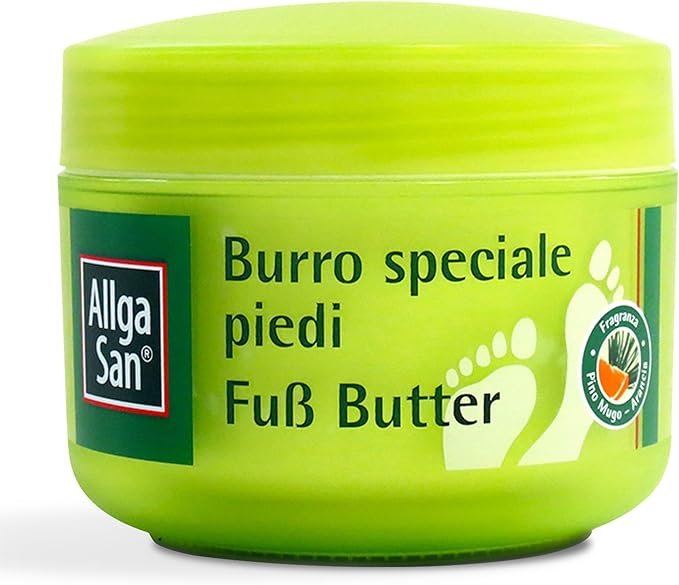 Allga San Burro Speciale Piedi – Trattamento Intensivo per Piedi Secchi e Screpolati per pedicure fai da te 