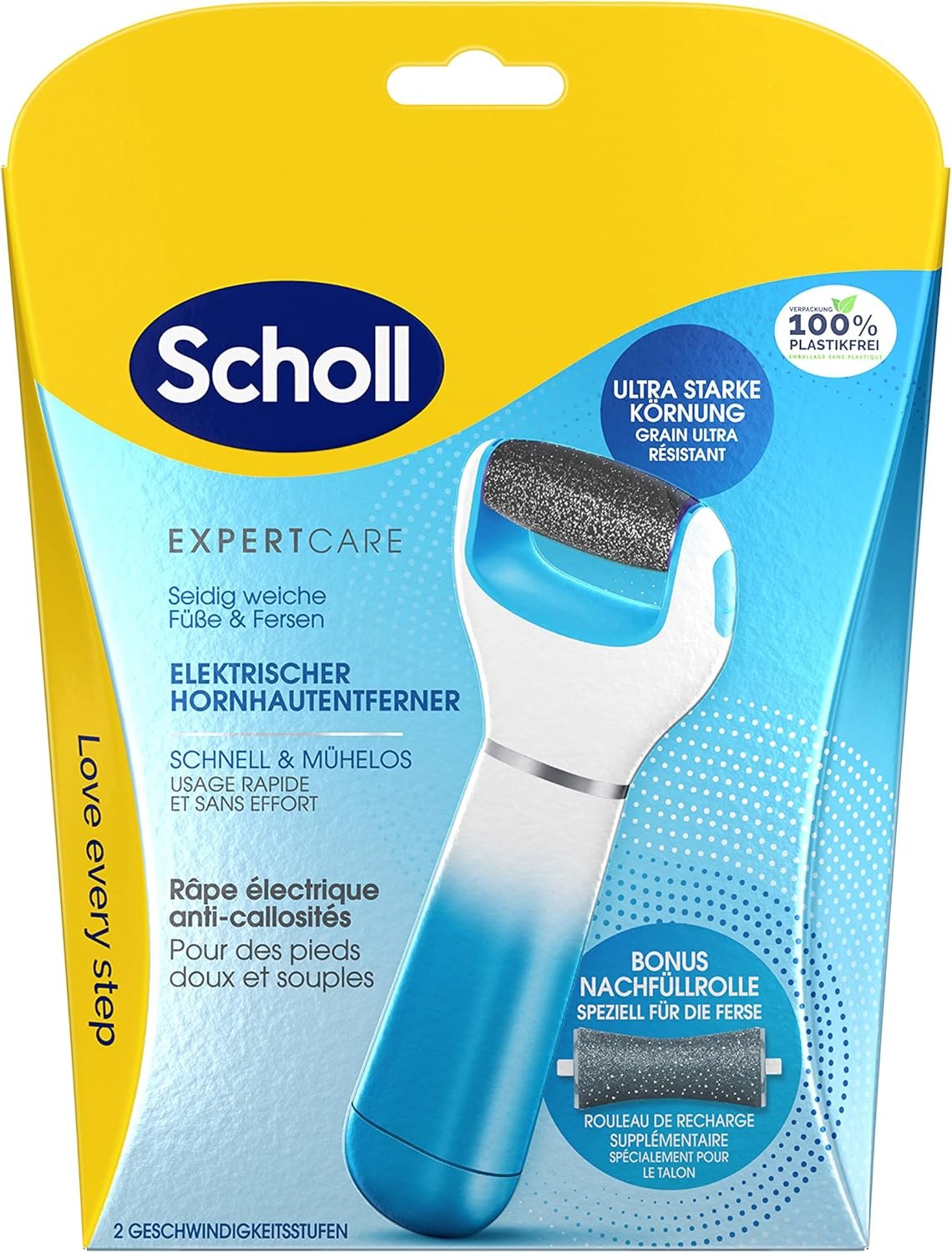 Scholl Expert Care – Rimuovi Calli Elettrico per una Pedicure Fai da Te