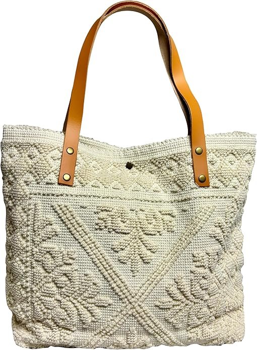 MARKOTEX Borsa mare realizzata con tappeto sardo