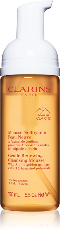 Clarins Cleansing Gentle Renewing Cleansing Mousse Mousse detergente delicata per la doppia detersione per tutti i tipi di pelle
