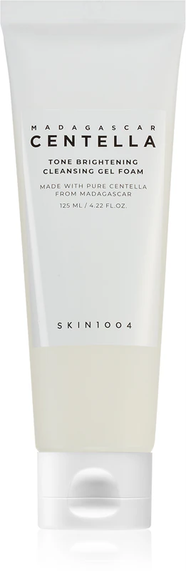 Skin1004 Madagascar Centella Gel detergente in schiuma illuminante e idratante per la doppia detersione