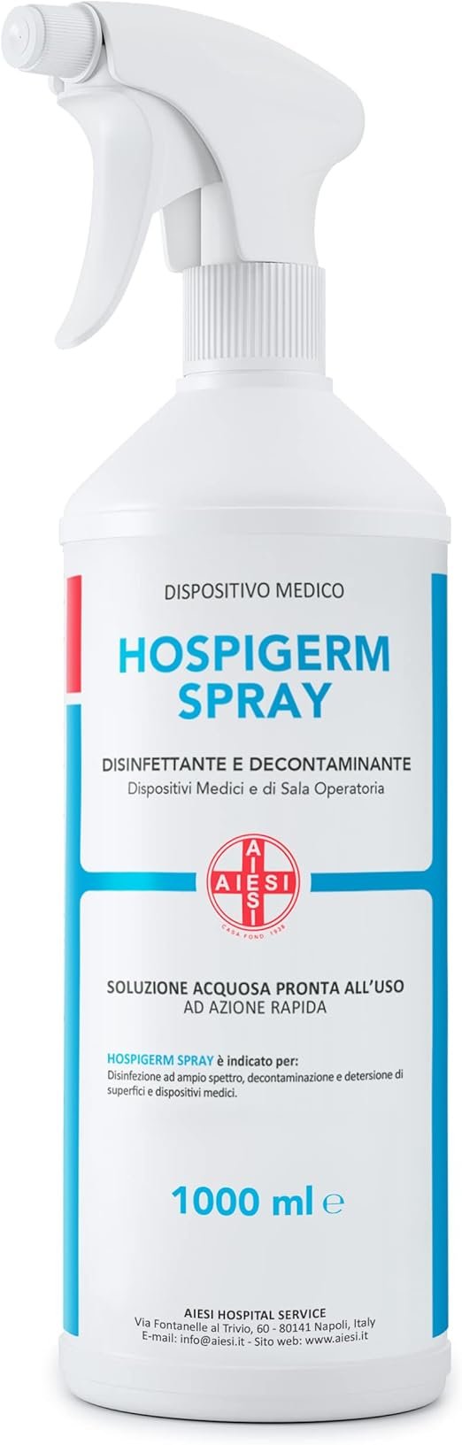 disinfettante per il rasoio da dermaplaning AIESI Hospigerm Spray