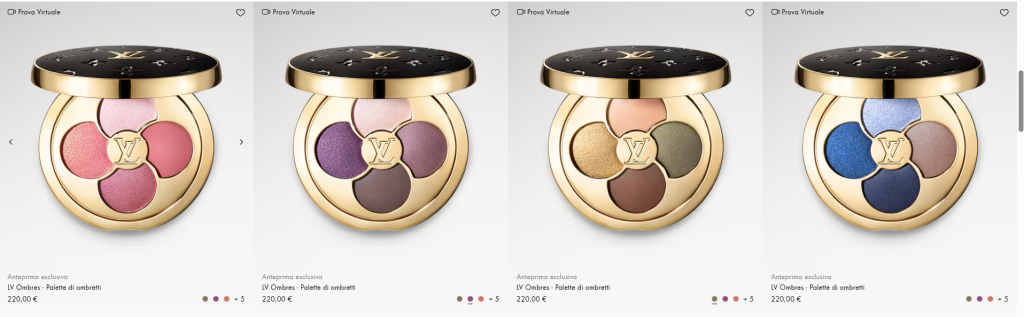 LOUIS VUITTON MAKE UP le palette