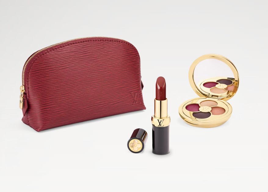 LOUIS VUITTON MAKE UP beauty case palette e rossetto