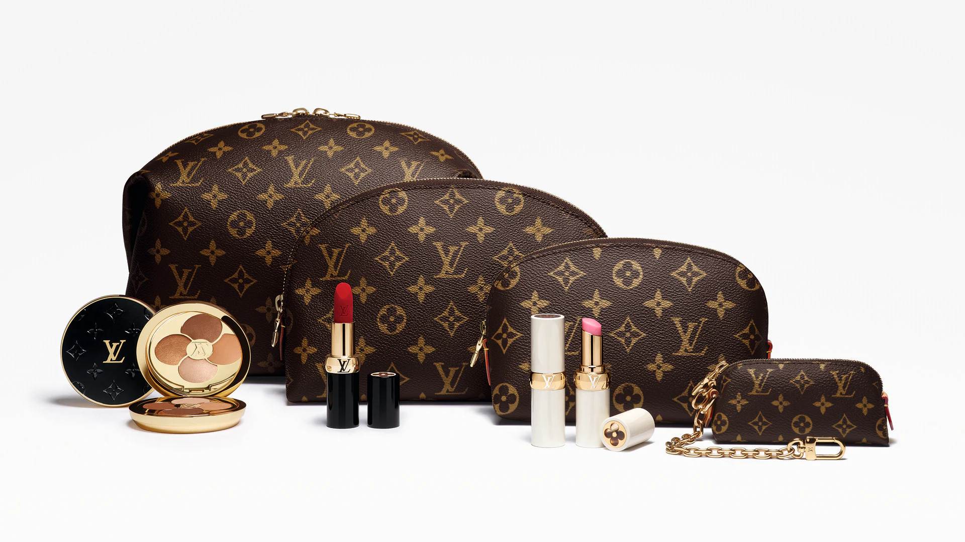 LOUIS VUITTON MAKE UP selezione degli accessori della linea