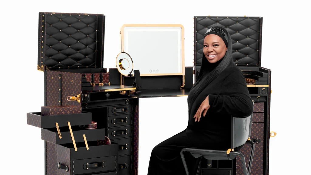 path mc Grath direttrice artistica della linea Loius Vuitton Make Up