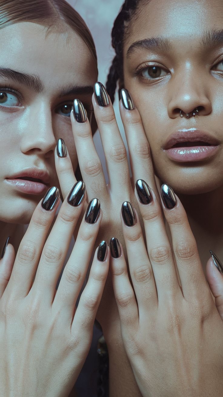 MANICURE AUTUNNALI CHROME