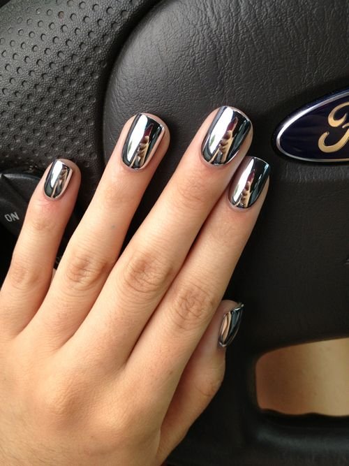 MANICURE AUTUNNALI CHROME
