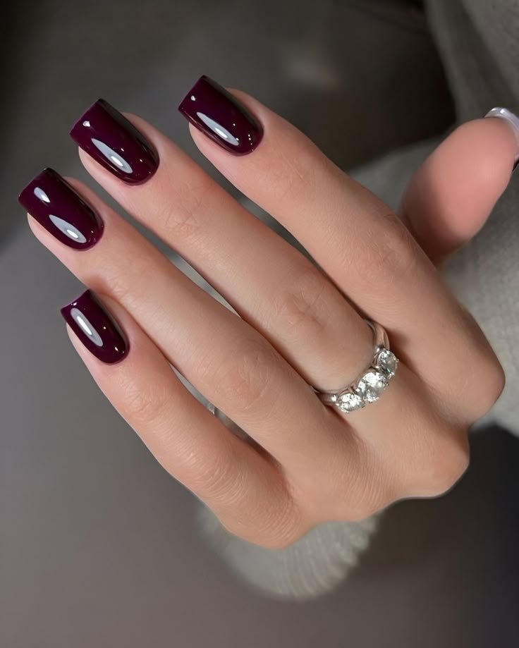 MANICURE AUTUNNALI BURGUNDY