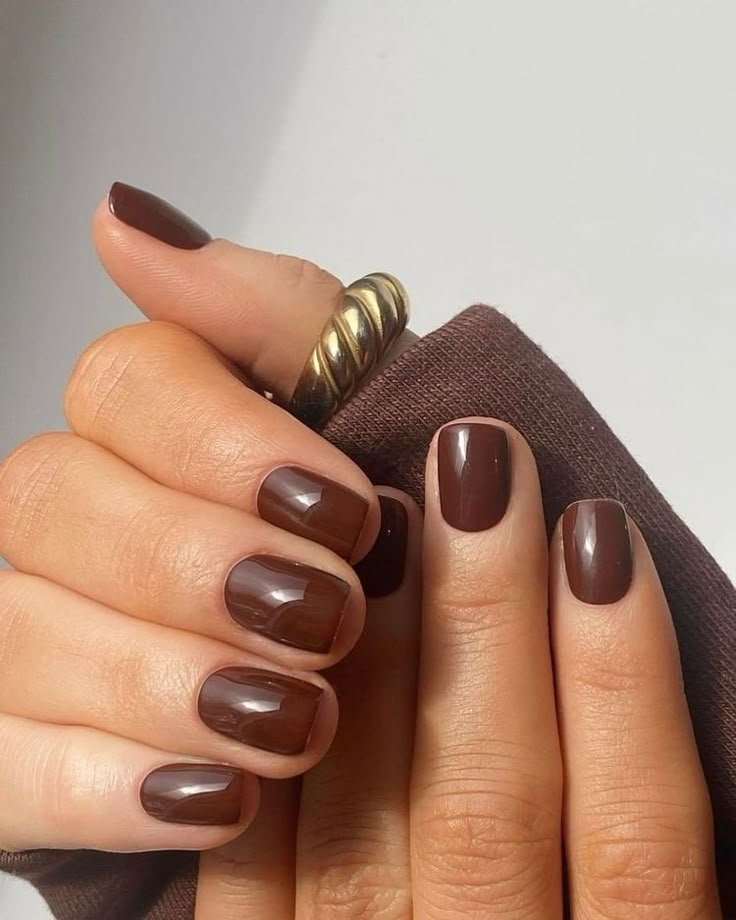 MANICURE AUTUNNALI CIOCCOLATO