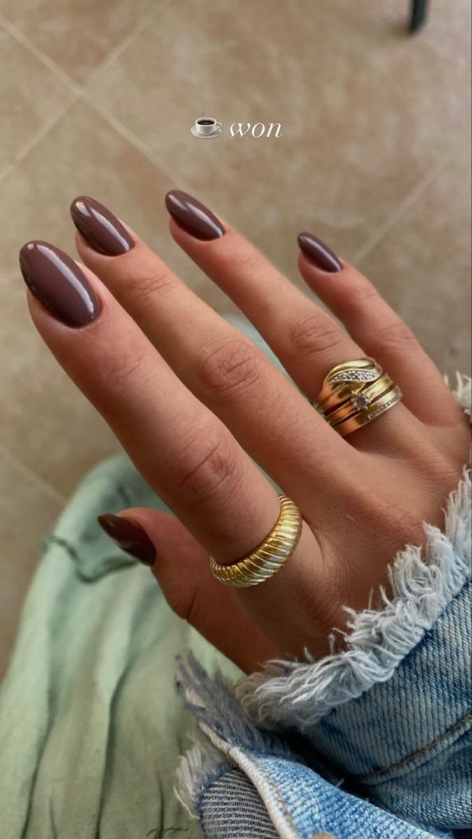 MANICURE AUTUNNALI CIOCCOLATO