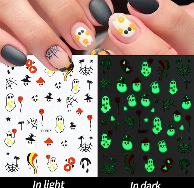 adesivi unghie per halloween
