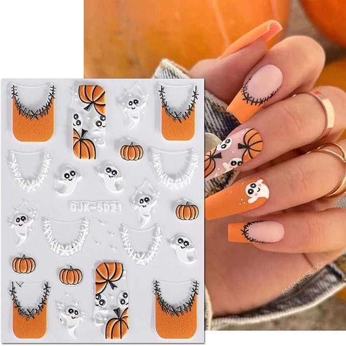 adesivi unghie per halloween