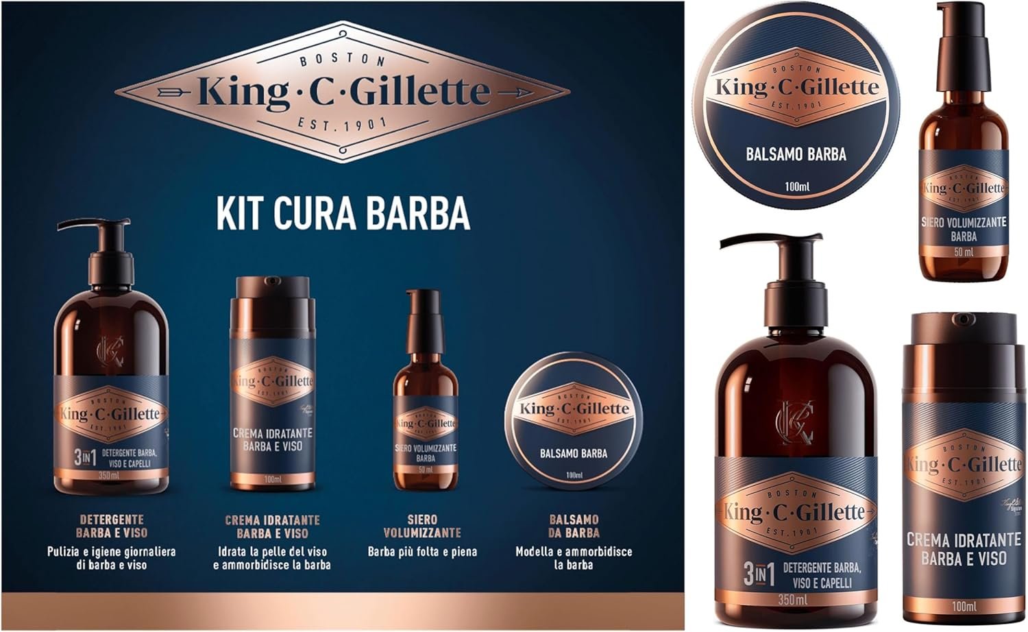 set barba gillette idea regalo Calendario avvento uomo fai da te