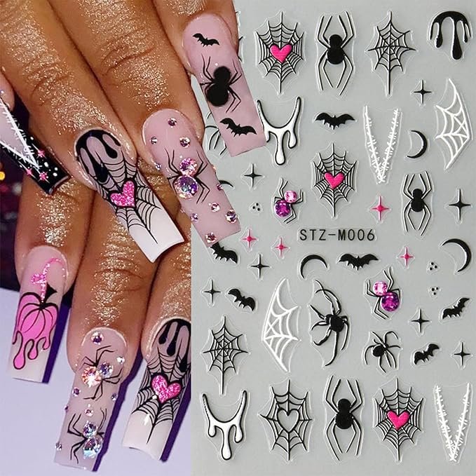 adesivi unghie per halloween