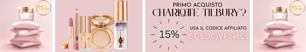 charlotte tilbury banner sconto in articolo sito