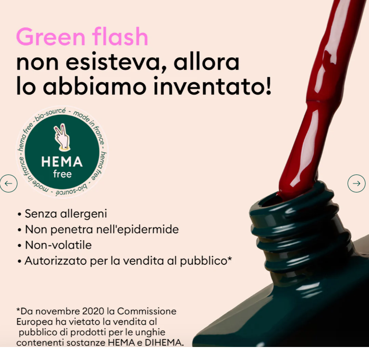 manucurist green flash scheda informativa prodotto