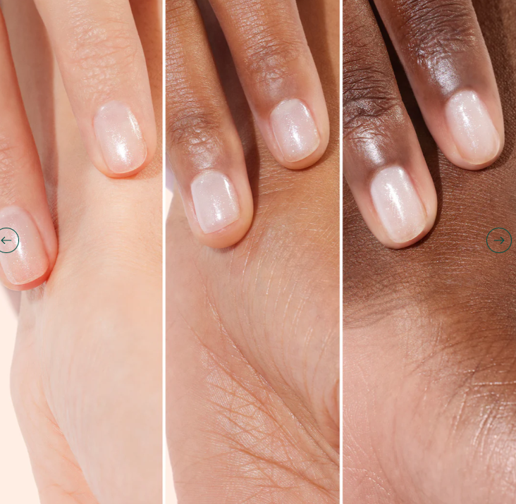 APPLICAZIONE ED EFFETTO SU DIVERSE CARNAGIONI DELLO SMALTO ACTIVE SHINE DI MANUCURIST 