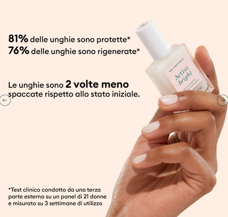 SCHEDA INFO DELL'ACTIVE BRIGHT DI MANUCURIST 