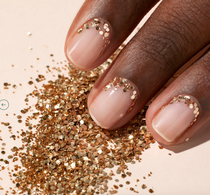 PAILLETTES DORATE MANUCURIST PER LA MANICURE 