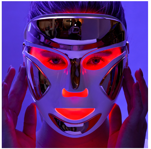 maschere LED viso dr gross indossata 