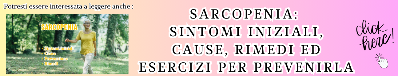 articolo sulla sarcopenia per allenamento in menopausa 