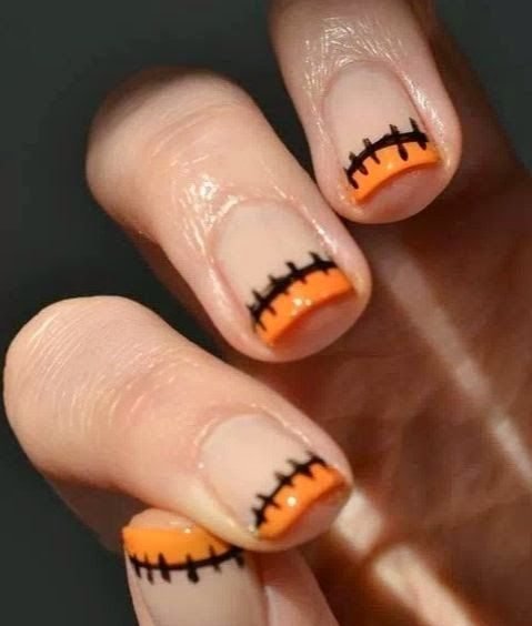 Idee unghie Halloween molto semplici