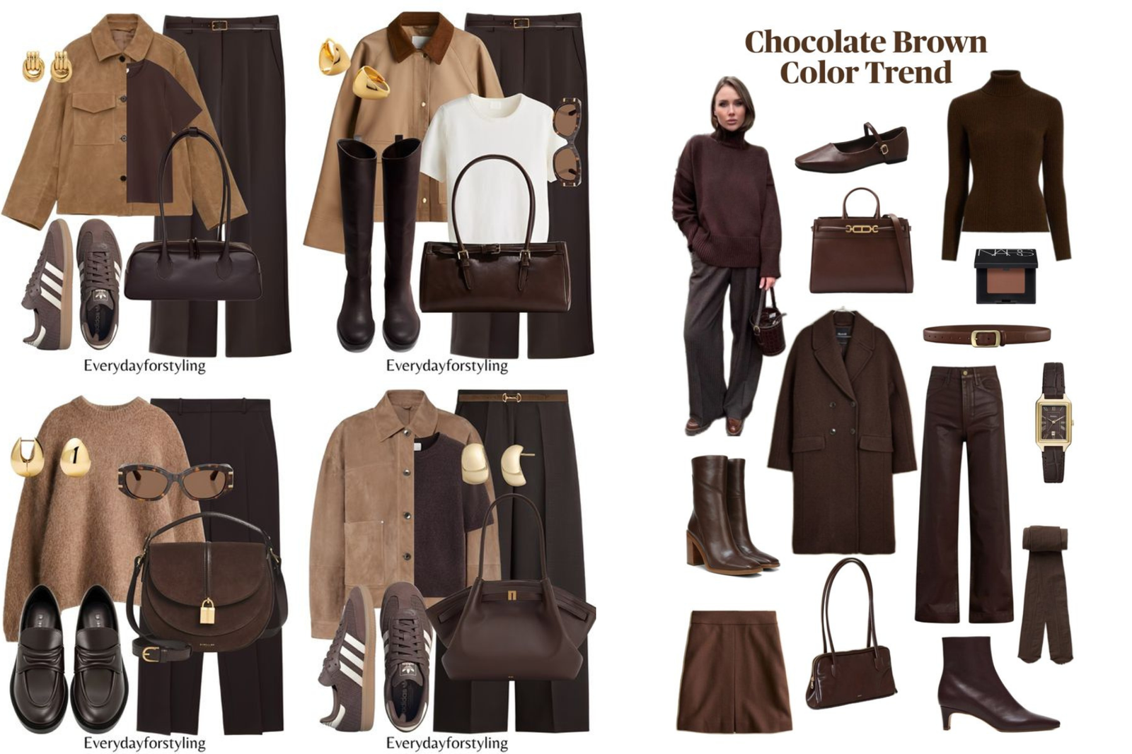 Come abbinare iL marrone: spunti di outfit