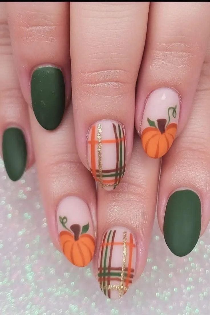 idee unghie halloween a tema zucche